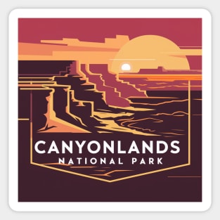 Canyonlands National Park Iconic Canyons Sticker